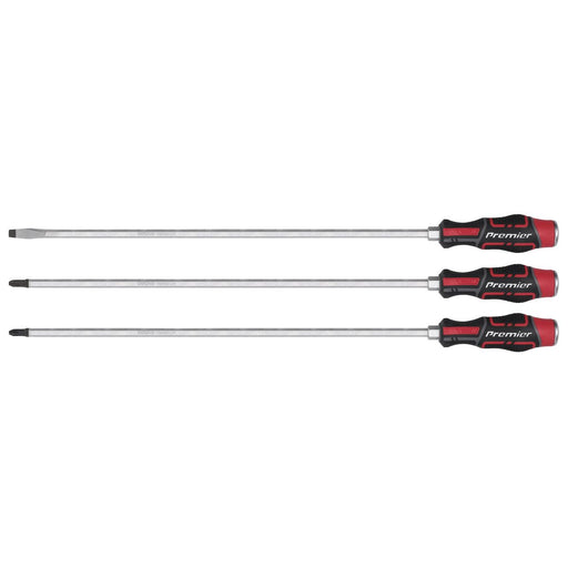 Sealey Premier Premier Extra-Long Hammer-Thru Screwdriver Set 450mm 3pc AK4942 Sealey Premier - Town Tools 