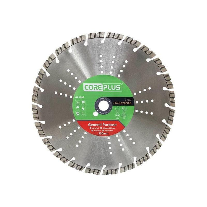 Coreplus GP350E Elite General-Purpose Diamond Blade 350mm CorePlus - Town Tools
