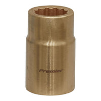Sealey Socket 15mm 1/2"Sq Drive Non-Sparking WallDrive NS048