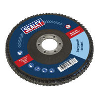 Sealey Flap Disc Zirconium125mm22mm Bore 60Grit FD12560