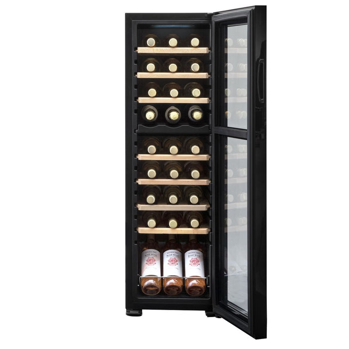 Baridi 27 Bottle Dual Zone Wine Fridge & Cooler DH90