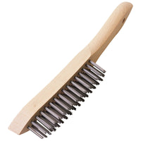 Draper Heavy Duty 4 Row Wire Scratch Brush, 310mm 31563