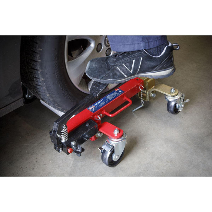 Sealey Wheel Skate Hydraulic 680kg Capacity WS680 Sealey - Town Tools 