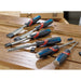 Draper Soft Grip 'Pound Thru' Bevel Edge Wood Chisel Set, 140mm (6 Piece) 70419 Draper - Town Tools 