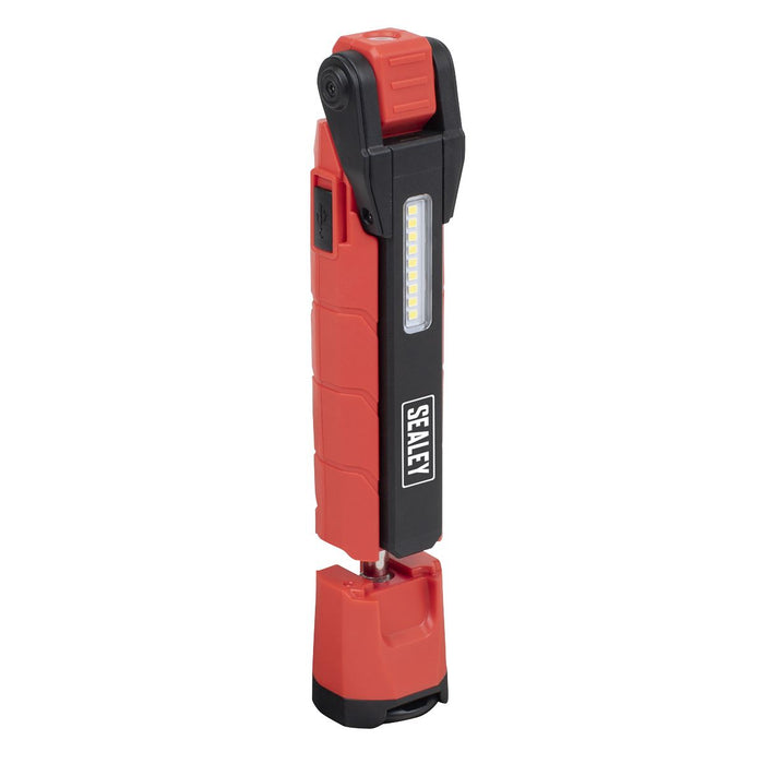 Sealey Rechargeable 360 Inspection Light 10W & 2 x 4W SMD LED - Red LED3605R Sealey - Town Tools 