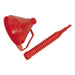 Sealey Funnel with Flexible Spout & Filter Medium160mm F16F Sealey - Town Tools 