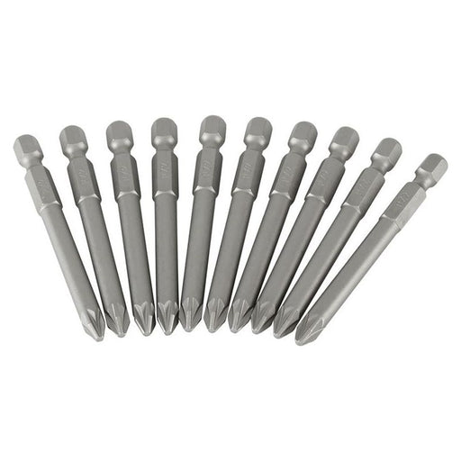 Stanley® Hand Tools Pozidriv Power Bits PZ2 x 70mm (Box 10) STANLEY® Hand Tools - Town Tools