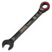 Draper Expert HI-TORQ Metric Reversible Ratchet Combination Spanner, 17mm, Black Draper - Town Tools