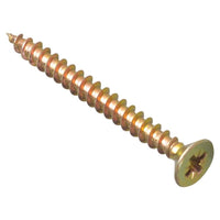 Forgefix Multi-Purpose Pozi Compatible Screw CSK ST ZYP 6.0 x 50mm Box 100