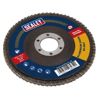 Sealey Flap Disc Aluminium Oxide115mm22mm Bore 60Grit FD11560E