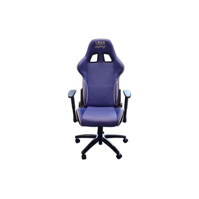 Laser Laser Tools Racing Chair - Blue with White Piping 6655