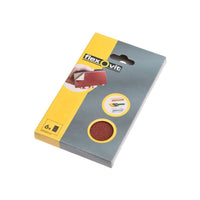 Flexovit Hook & Loop Sanding Block Refill Kit Medium 80g (6)