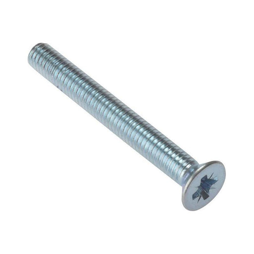 Forgefix Machine Screw Pozi Compatible CSK ZP M6 x 50mm Bag 25 ForgeFix - Town Tools