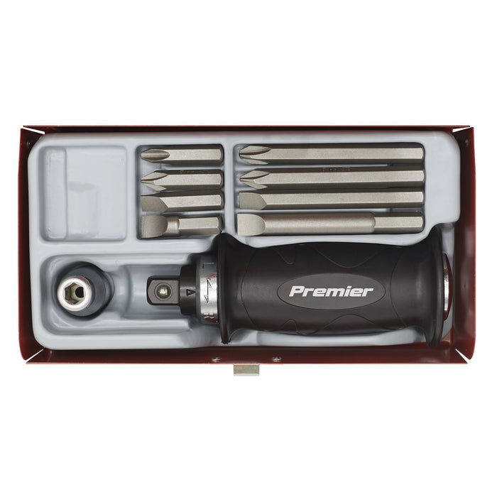 Sealey Premier Premier Impact Driver Set with Protection Grip 10pc AK2082 Sealey Premier - Town Tools 