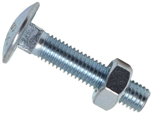 METALMATE Cup Square Hex Bolt & Nut ZP M10 x 30mm Box 25 METALMATE� - Town Tools