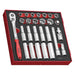 Teng Tools 1/2" Socket Set 12 pt FOAM2 27 Pieces Teng Tools - Town Tools 