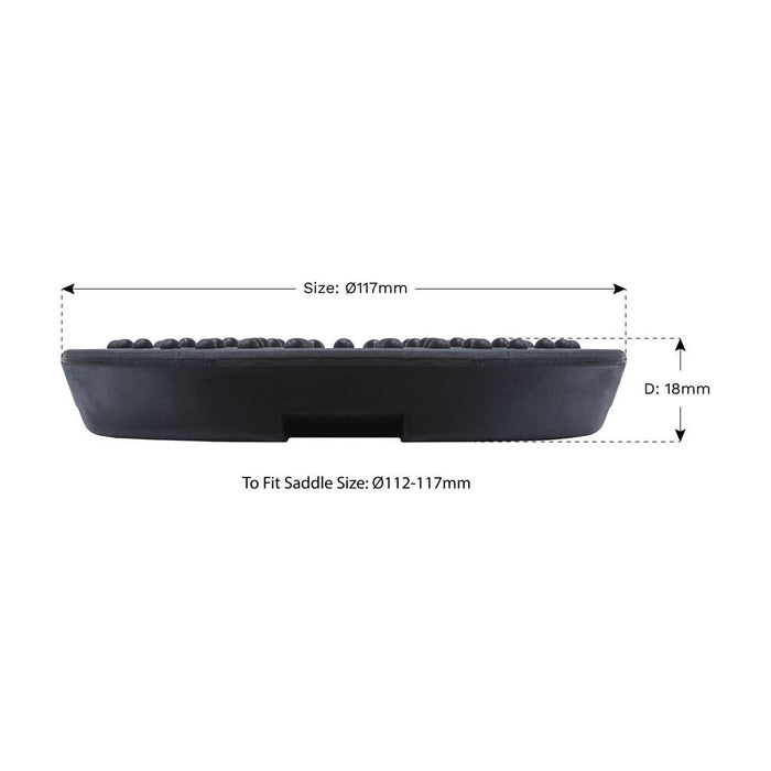 Sealey Safety Rubber Jack Pad Type B JP18 Sealey - Town Tools 