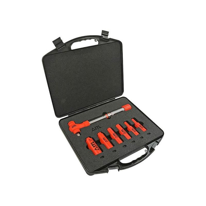 Itl Insulated Insulated 1/2in Drive Imperial Torque Wrench Kit, 7 Piece ITL Insulated - Town Tools