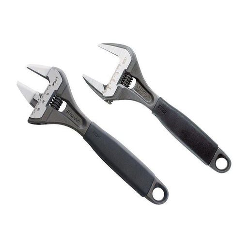 Bahco ERGO™ Extra Wide Jaw Adjustable Wrench Twin Pack Bahco - Town Tools