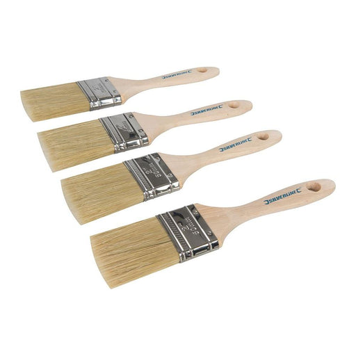 Silverline Trade Mixed-Bristle Paint Brushes 4pk 50 mm / 2" Silverline - Town Tools 