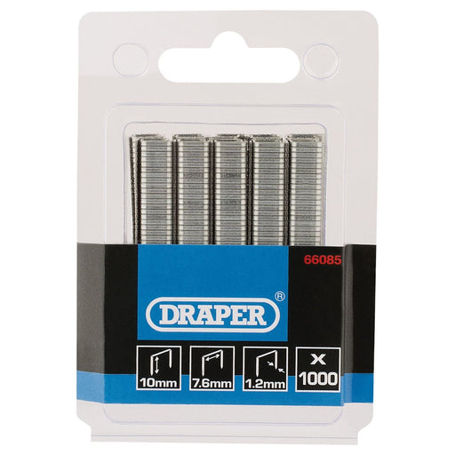 Draper Staples, 10mm (Pack of 1000) 66085 Draper - Town Tools 