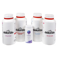 Dellonda Hot Tub/Spa Starter Kit - Chlorine pH Increaser Dry Acid Foam Down