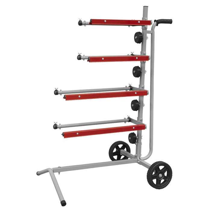 Sealey Masking Paper Dispenser Tree 2 x 300mm & 2 x 450mm Rolls MK63 Sealey - Town Tools 
