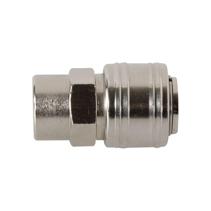 Silverline Euro Air Line Female Thread Quick Coupler 1/4" BSP Silverline - Town Tools 