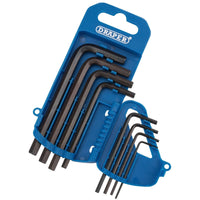 Draper Metric Hexagon Key Set with Storage Holder (8 Piece) 33679