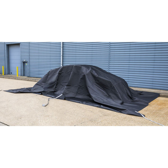 Sealey Vehicle Fire Safety Blanket - PU Coated 6 x 8m EV1000 Sealey - Town Tools 