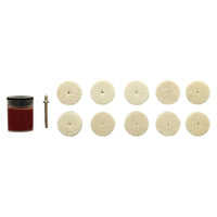 Draper Polishing Wheels Set for D20 Engraver/Grinder (12 Piece)