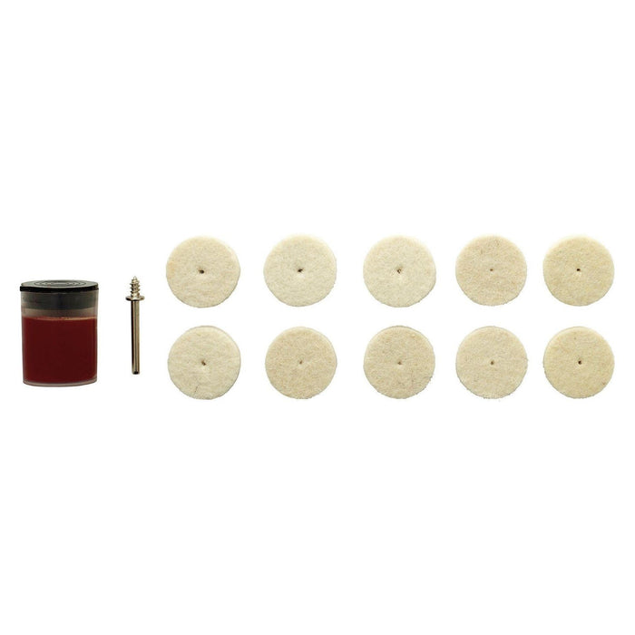 Draper Polishing Wheels Set for D20 Engraver/Grinder (12 Piece) Draper - Town Tools