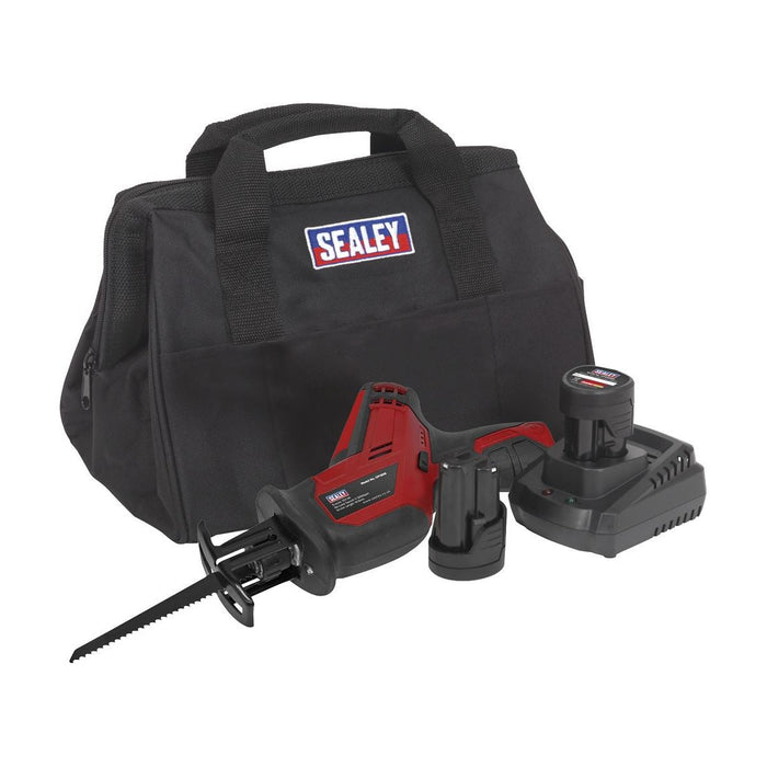 Sealey Cordless Reciprocating Saw 12V SV12 Series 2 Batteries CP1208KIT Sealey - Town Tools 