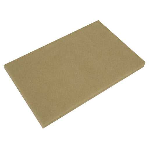 Sealey Tan Buffer Pads 12 x 18 x 1" Pack of 5 TBP1218 Sealey - Town Tools 