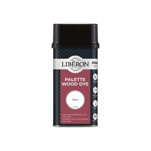 Liberon Palette Wood Dye White 250ml Liberon - Town Tools