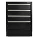 BUNKER Modular Floor Cabinet, 4 Drawer, 680mm - MS400-4BU