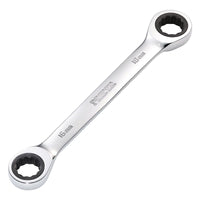 Draper Draper HI-TORQ Metric Double Ratchet Ring Spanner, 16 x 18mm