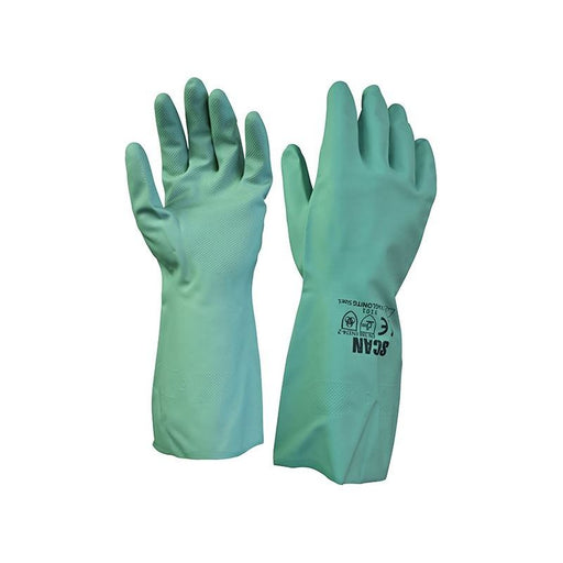 Scan Nitrile Gauntlets with Flock Lining Large (Size 9) Scan - Town Tools