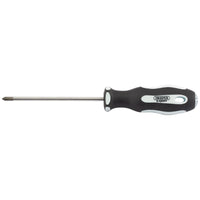 Draper Cross Slot Soft Grip Screwdriver, No.0 x 75mm 34982