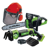 Draper D20 Cordless Garden Saw Kit with Forestry Helmet 99763