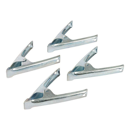 Silverline Stall Clips 4pk 50mm Jaw Silverline - Town Tools 