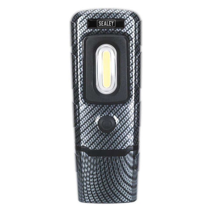 Sealey Rechargeable 360 Inspection Light 3W COB & 1W SMD LED Carbon Fibre Effect Sealey - Town Tools 