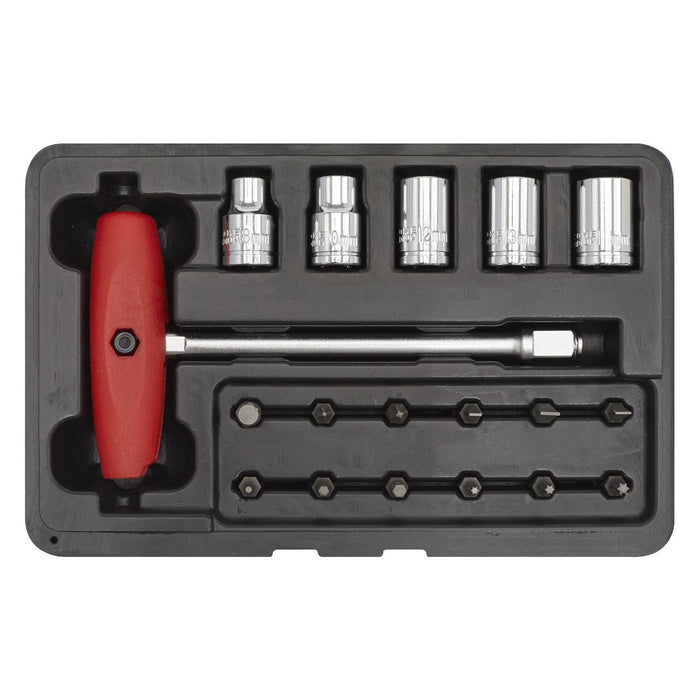 Sealey Socket & JIS Bit Set 18pc SMC31 Sealey - Town Tools 