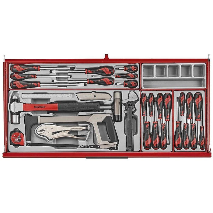 Teng Tools 37" PRO35™ roller cabinet tool kit 663 pieces red Town Tools - Town Tools