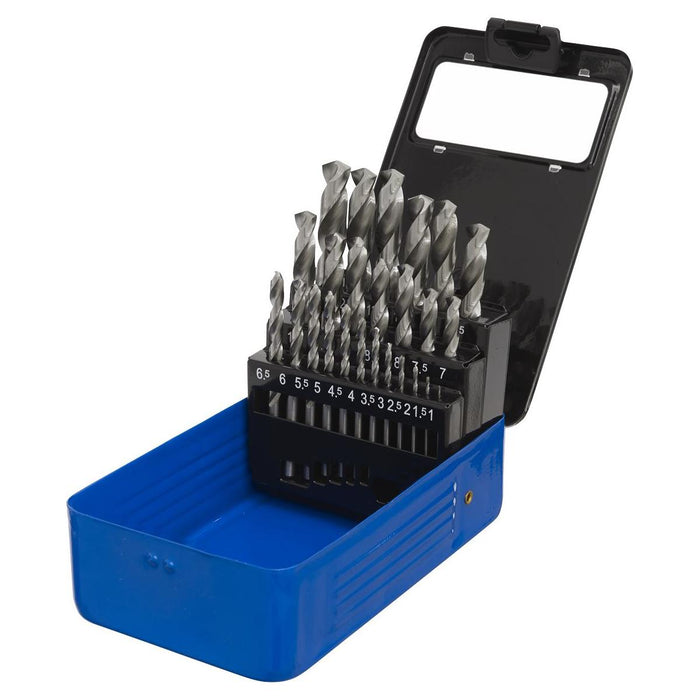 Sealey HSS Split Point Fully Ground Drill Bit Set 25pc Metric AK47251 Sealey - Town Tools 