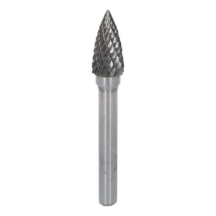 Sealey Tungsten Carbide Rotary Burr Arc Pointed Nose 10mm SDB03 Sealey - Town Tools 