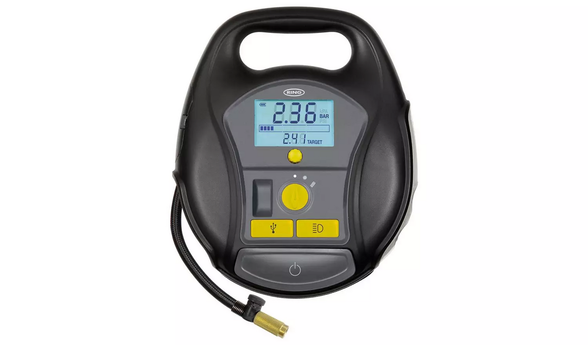 Ring RTC6000 Cordless Digital Tyre Inflator with Air Pump