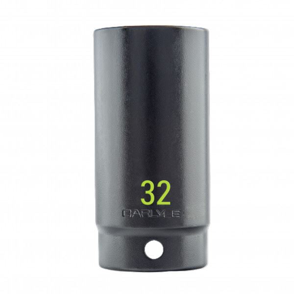 Carlyle Tools 1/2Dr 32mm 6Pt Deep Impact Socket
