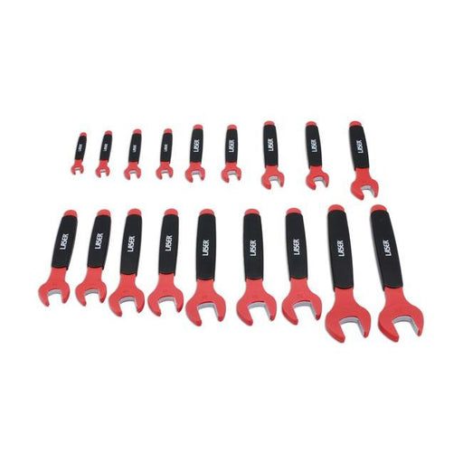 Laser Insulated Open Ended Spanner Set 18pc 8558 Laser - Town Tools 