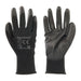 Silverline Black Palm Gloves M 8 Silverline - Town Tools 